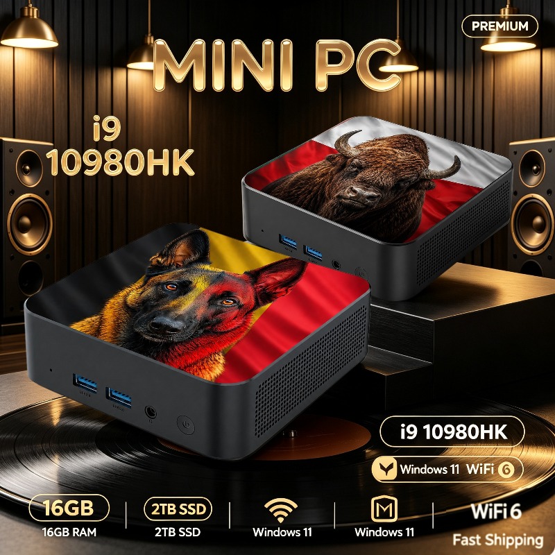 Mini Pc Windows - Intel Core i9 10980HK Kleine Desktop