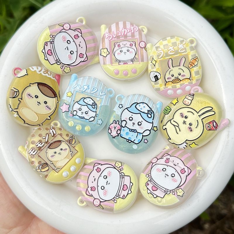 Mobile Electronics Gadgets - Cartoon Lichtgevende Geprinte Chiikawa Sleutelhanger Tas