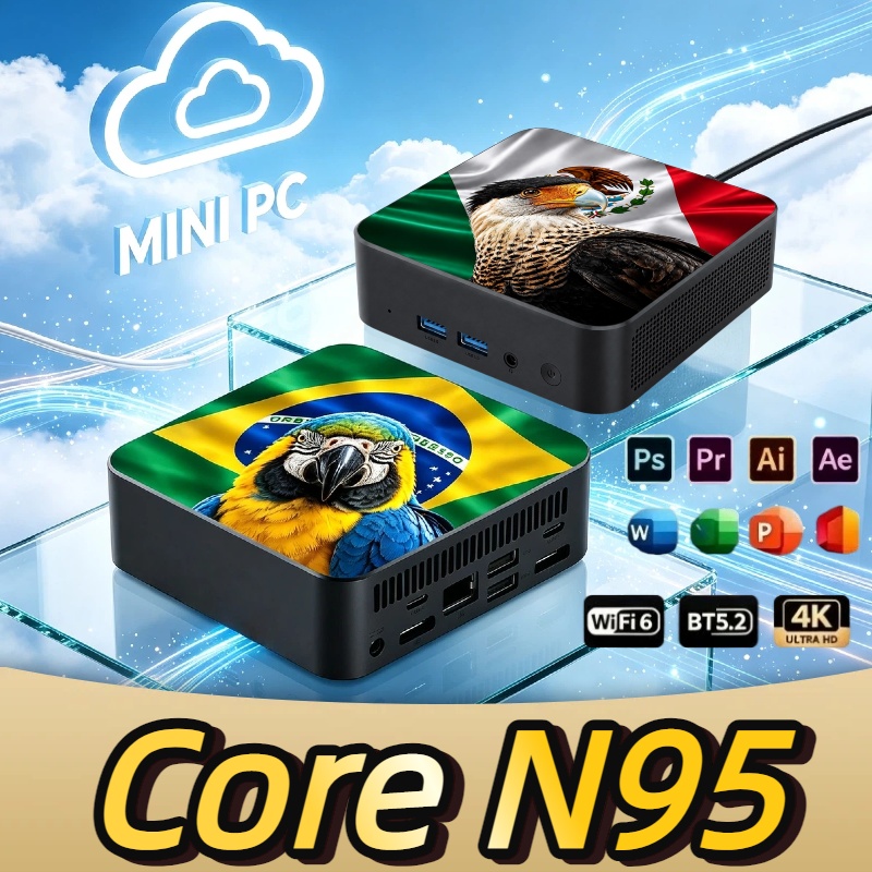 Mini Pc Windows - Nieuwe 2026 Mexico Brazilië Vlag HighPerformance
